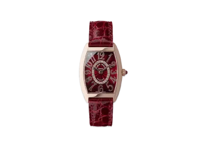 FRANCK MULLER Cintree Curvex Relief 18K Pink Gold "Bordeaux"