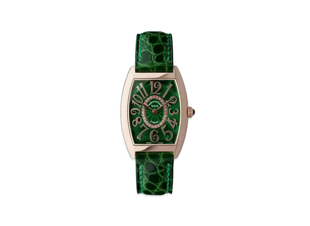 FRANCK MULLER Cintree Curvex Relief 18K Pink Gold "Green"