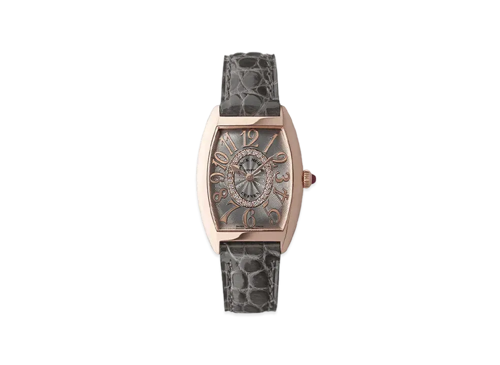 FRANCK MULLER Cintree Curvex Relief 18K Pink Gold "Greige"