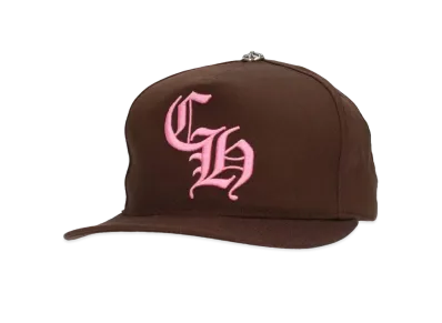 Chrome Hearts Baseball Cap 5 Panel CH "Brown/Pink"