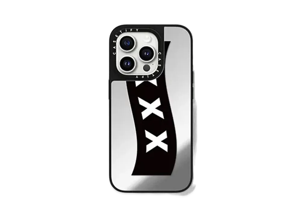 GOD SELECTION XXX x fragment design x CASETiFY Box Logo Black Case "Mirror"