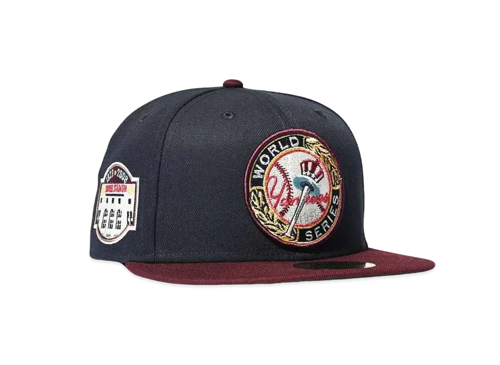 NEW ERA NEWYORK YANKEES 1949 WORLD SERIES 59FIFTY "NAVY x MAROON"