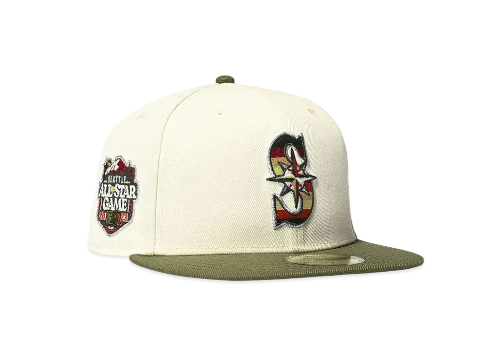 NEW ERA MARINERS 2023 ALL STAR GAME 59FIFTY "CHROME x NEW OLIVE"
