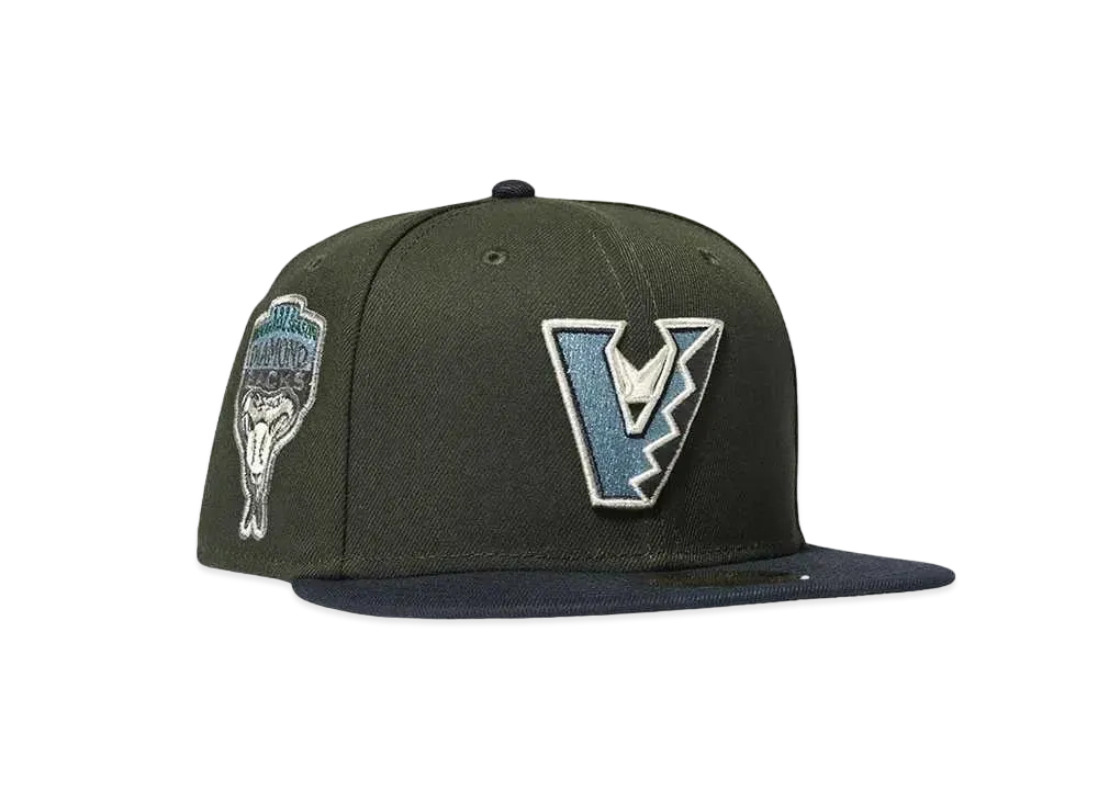 NEW ERA DIAMOND BUCKS 1998 INAUGURAL SN 59FIFTY "SEAWEED x NAVY"