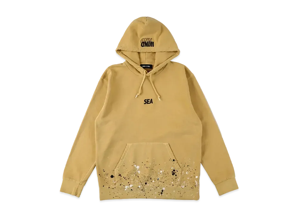 WIND AND SEA x atmos x ClarksPaint Hoodie "Maple"