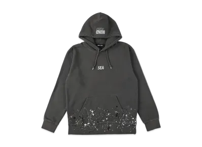 WIND AND SEA x atmos x Clarks Paint Hoodie "Gray"