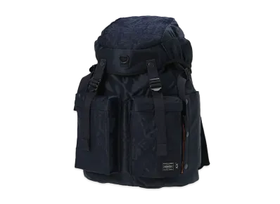 PORTER TANKER x KAWS Back Pack "Iron Blue"