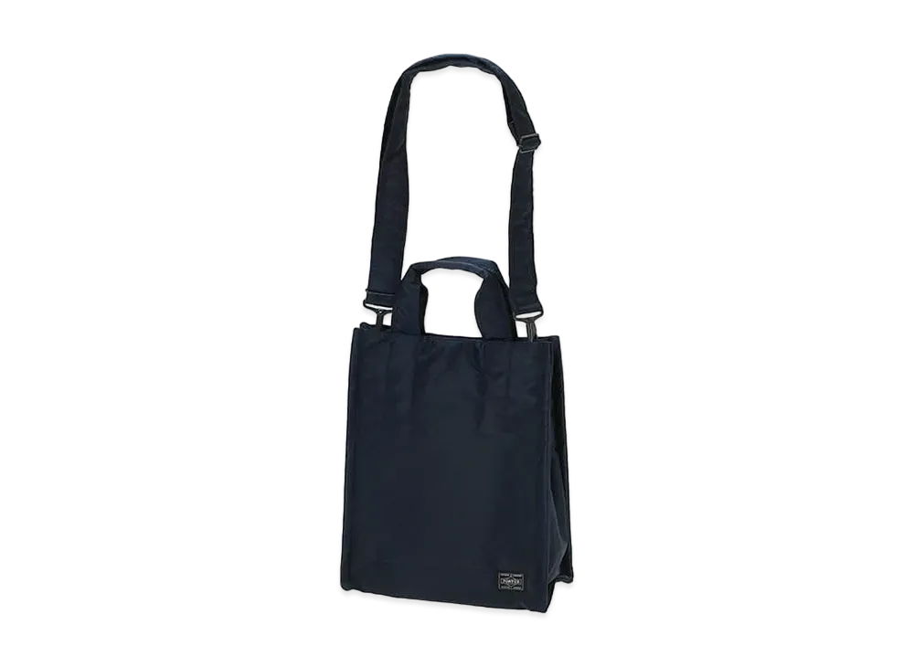 PORTER TANKER x Toogood the Reporter Satchel "Iron Blue"