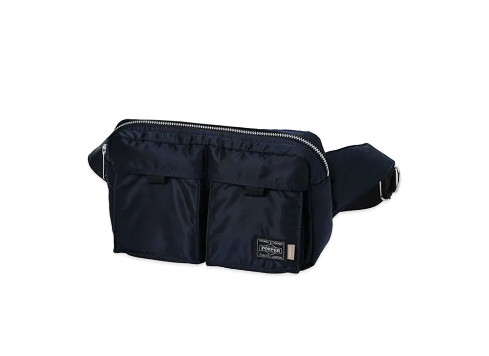 PORTER TANKER x JJJJound Waist Bag "Iron Blue"