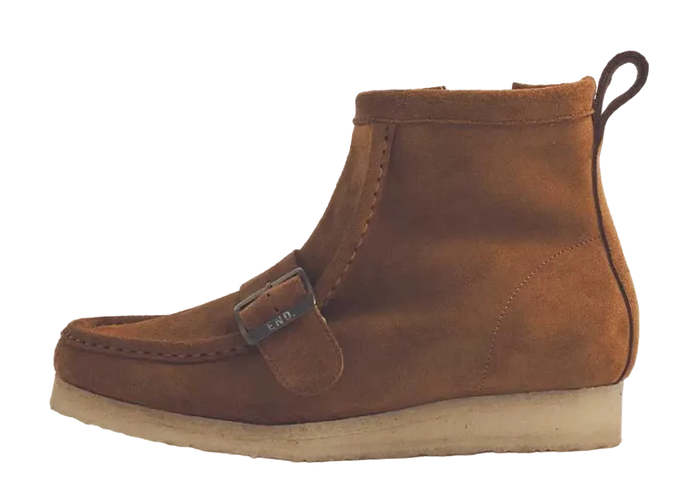 END. × BEAMS PLUS × Clarks Wallaroo Strap "Dark Brown"