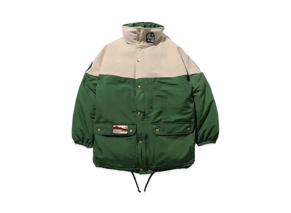 END. x Clarks Originals x BEAMS PLUS Leather Capshoulder Down Jacket "Green"