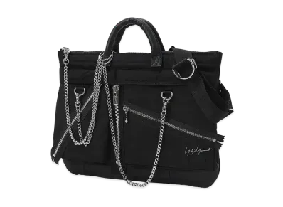 PORTER x Yohji Yamamoto 2Way Short Helmetbag "Black"