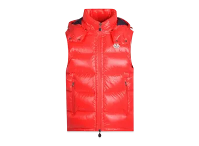 MONCLER Bormes Down Vest "Red"