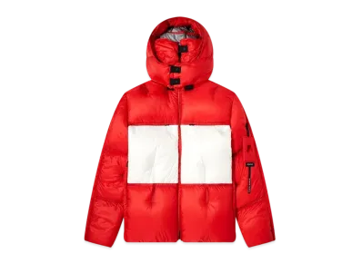 MONCLER Geinius Coolidge Giubbotto "Red/Gray"