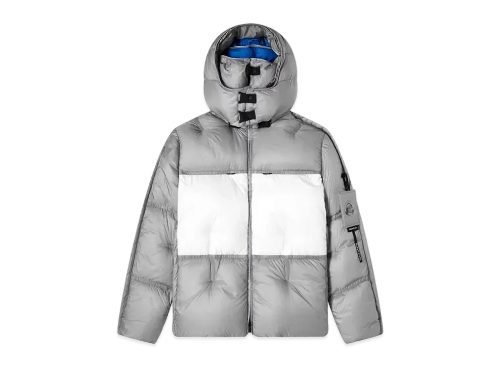 MONCLER Geinius Coolidge Giubbotto "Gray/Blue"