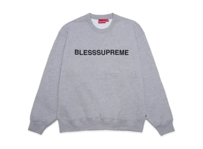 Supreme x BLESS Crewneck "Heather Grey"