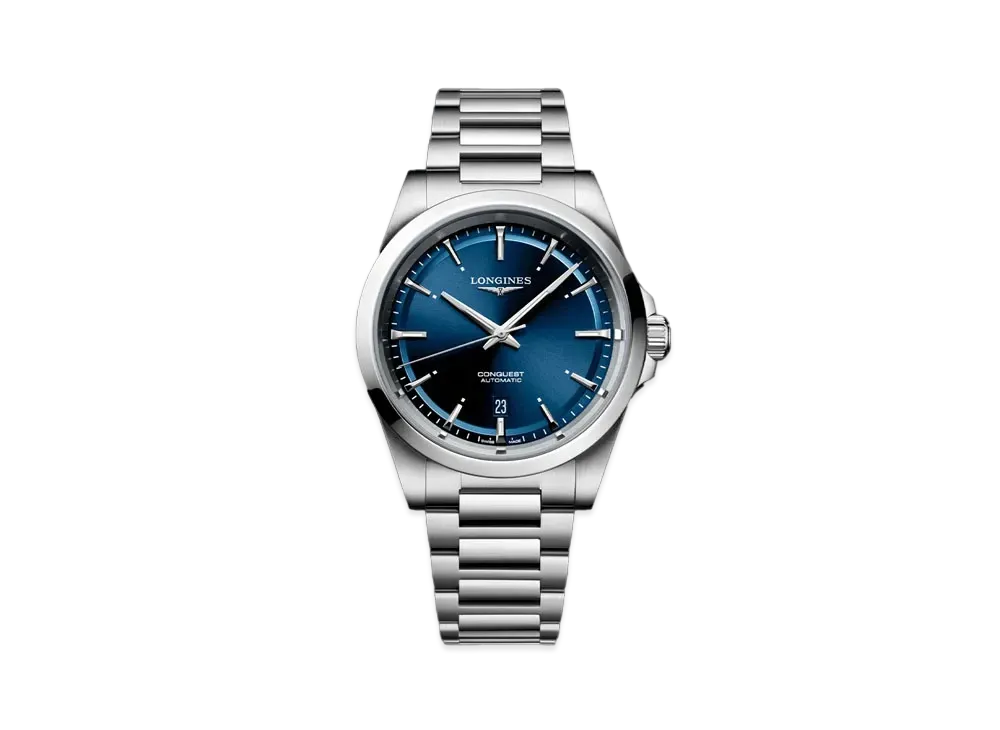 Longines Conquest 41.00mm "Blue Sun Ray/Stainless Steel" L3.830.4.92.6