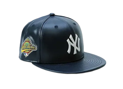 NEW ERA x THE CAP Ruff Leather 59FIFTY New York Yankees "Black"