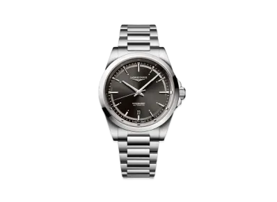 Longines Conquest 41.00mm "Black Sun Ray/Stainless Steel" L3.830.4.52.6