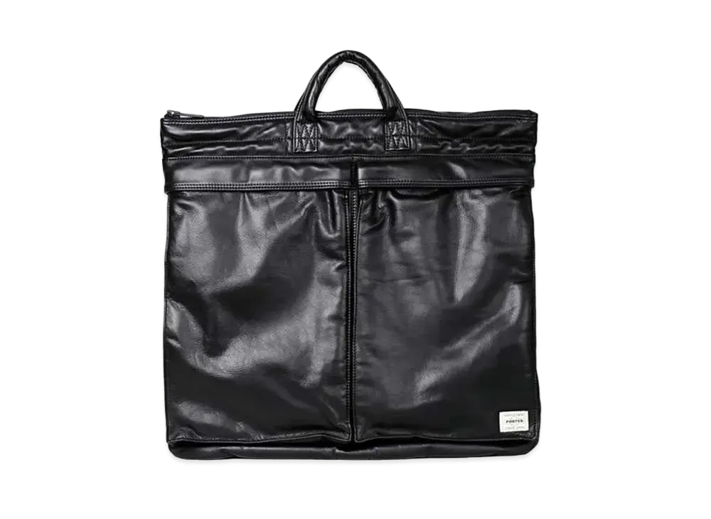 PORTER x MACKINTOSH Ginza Six Helmet Bag "Black"