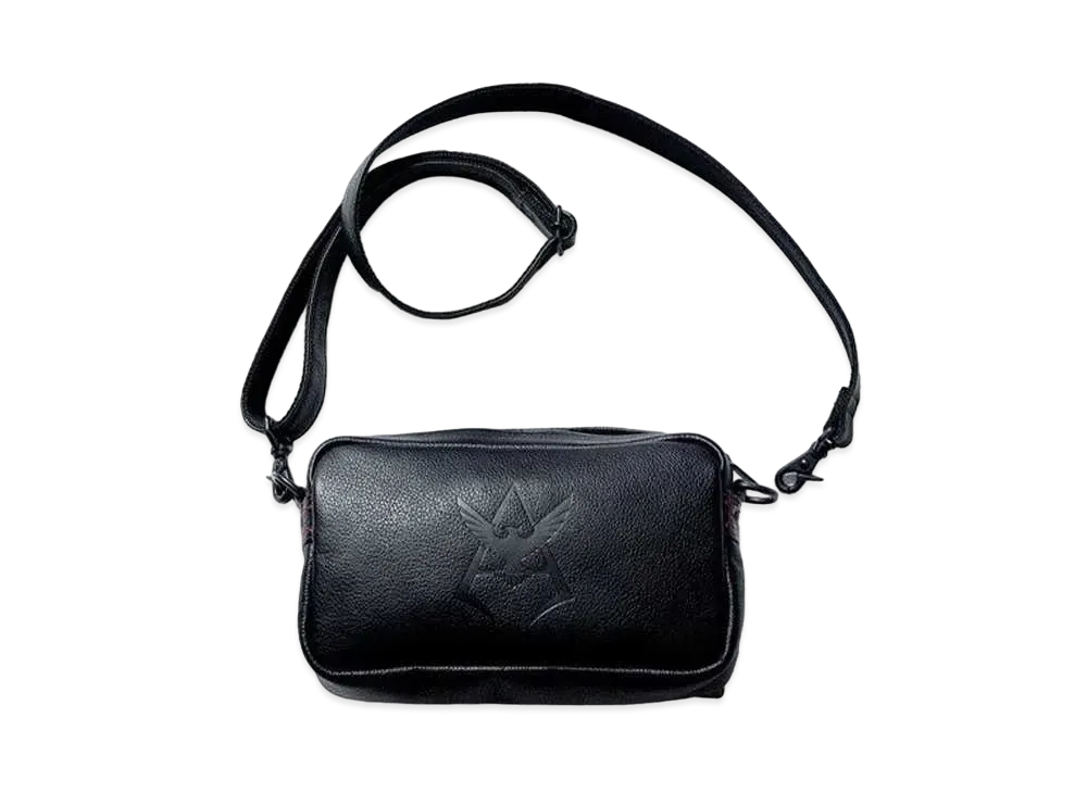 PORTER x STRICT-G Mobile Suit Gundam Leather Shoulder Bag Red Comet Model "Black"