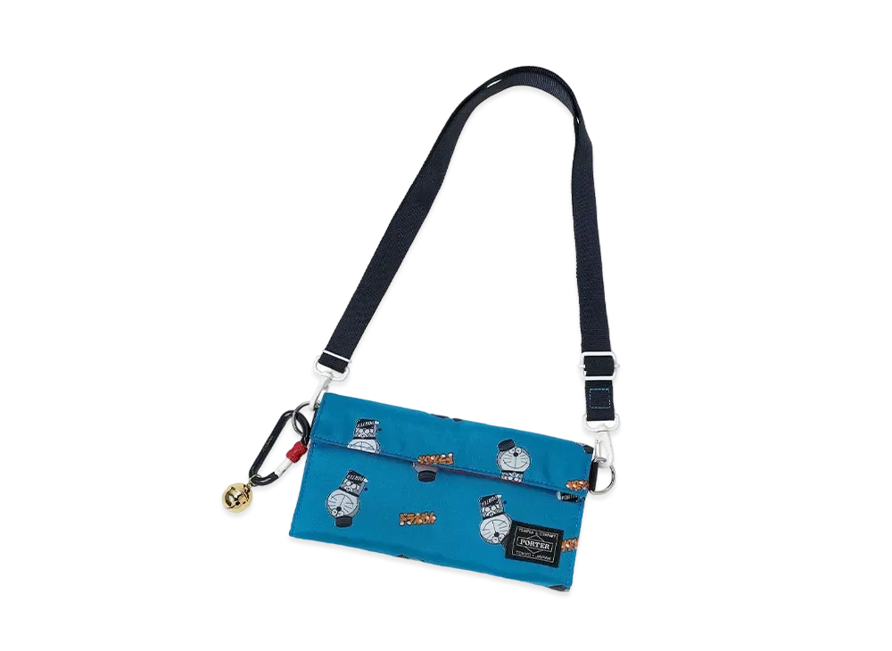 PORTER x Doraemon Long Wallet "Blue"