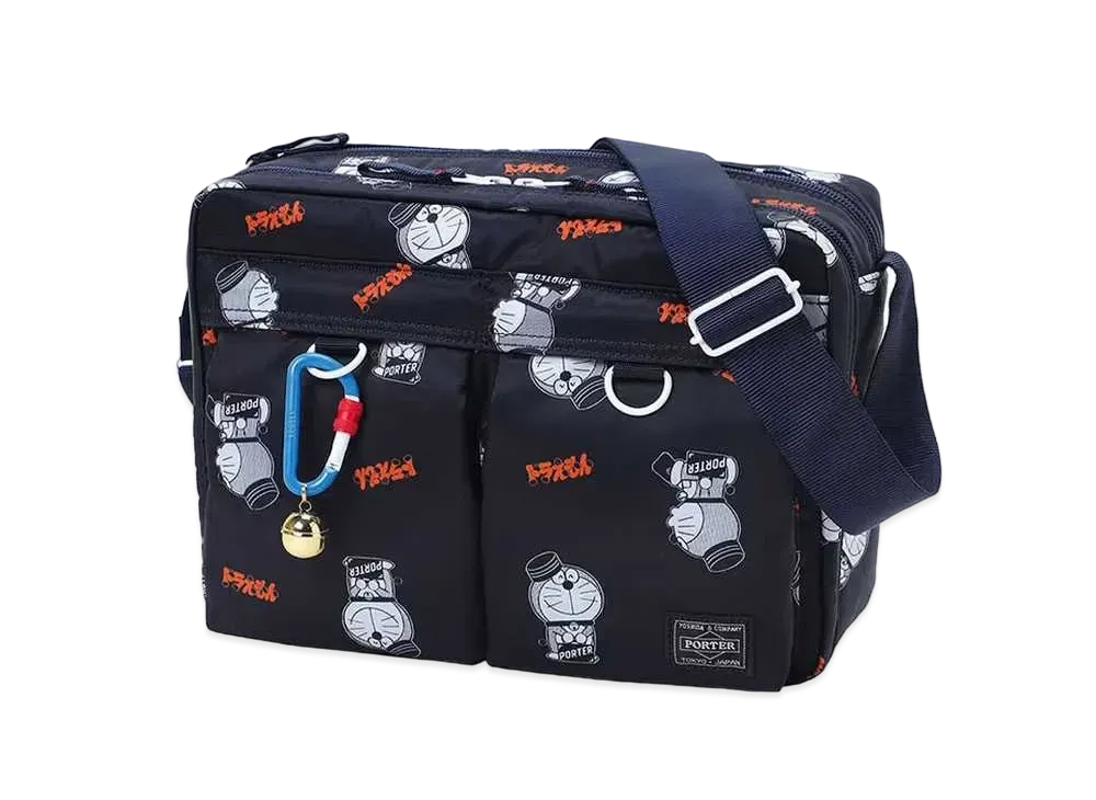 PORTER x Doraemon Shoulder Bag "Navy"