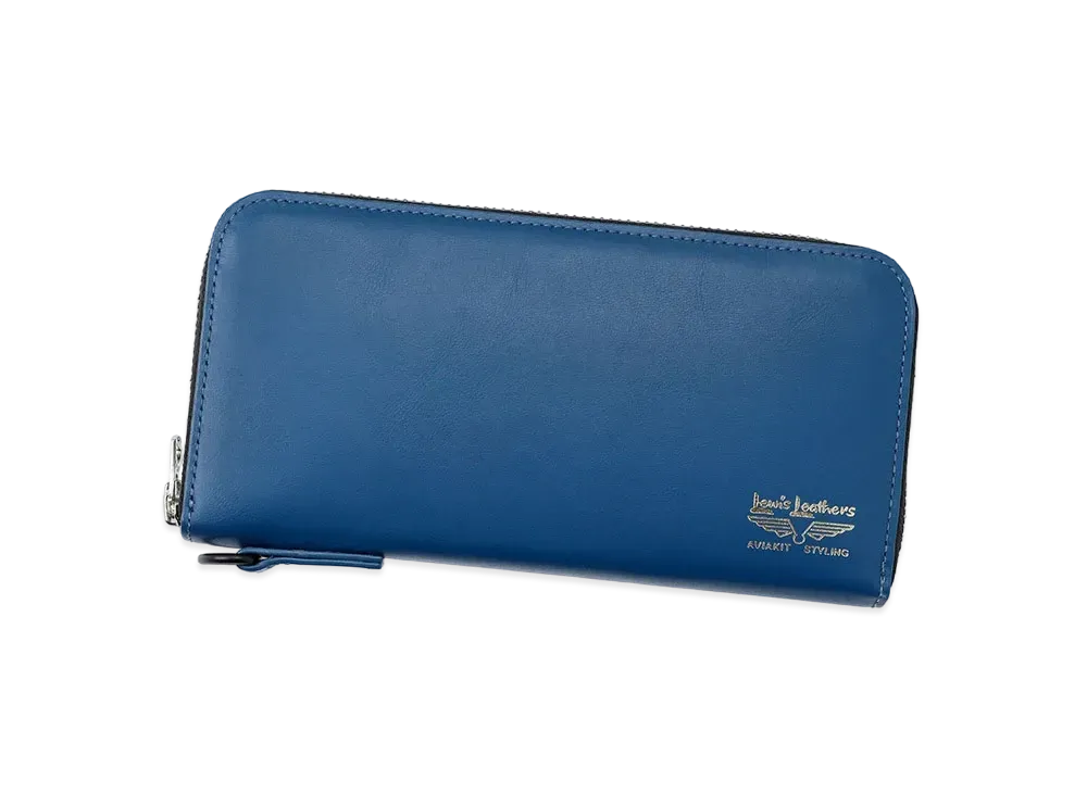 PORTER x Lewis Leathers Long Wallet "Blue"