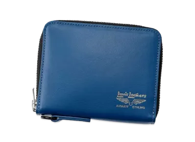 PORTER x Lewis Leathers Wallet "Blue"