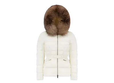 MONCLER Boed Short Down Jacket "White"
