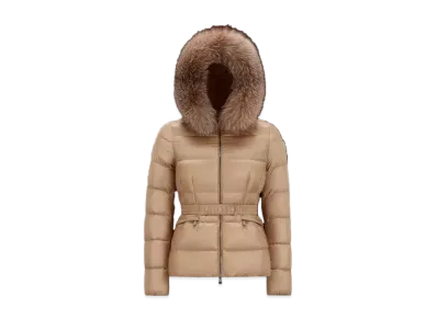 MONCLER Boed Short Down Jacket "Beige"