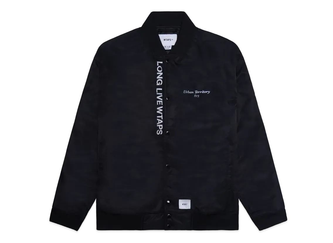 Wtaps Team / Jacket / Nylon. Twill. UT813 "Black"