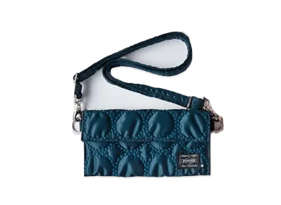 PORTER x mina perhonen Long Wallet tambourine "Blue"