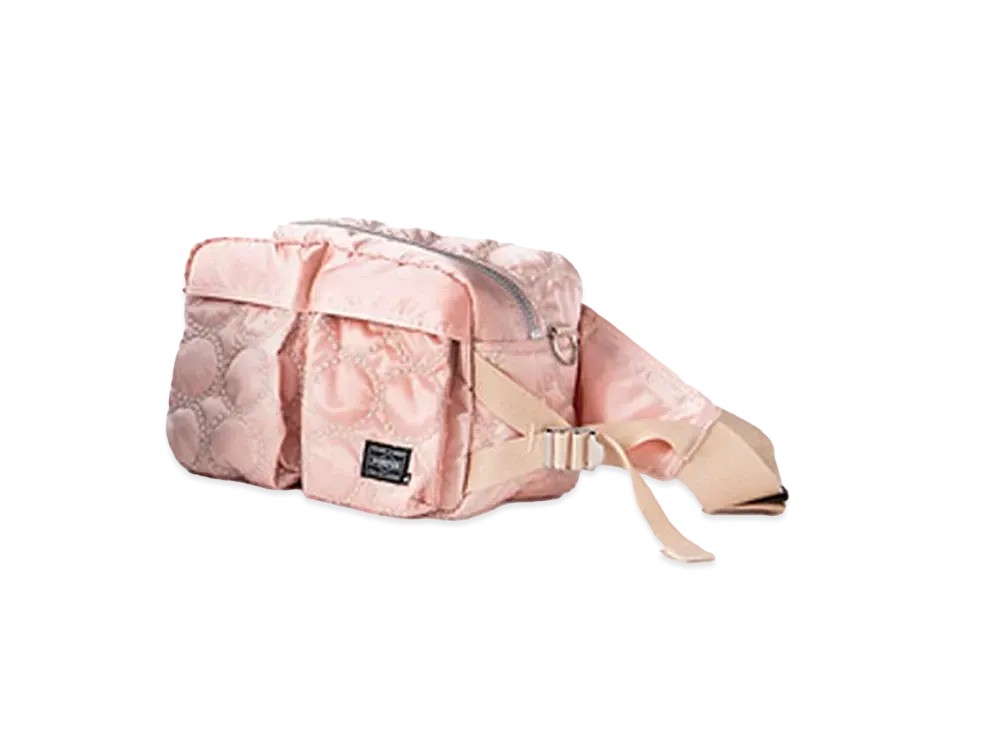 PORTER x mina perhonen Waist Bag tambourine "Pink Beige"