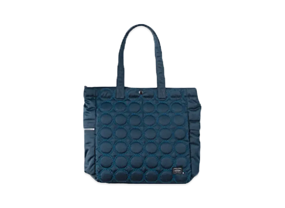 PORTER x mina perhonen 2Way Tote Bag L Tambourine "Blue"