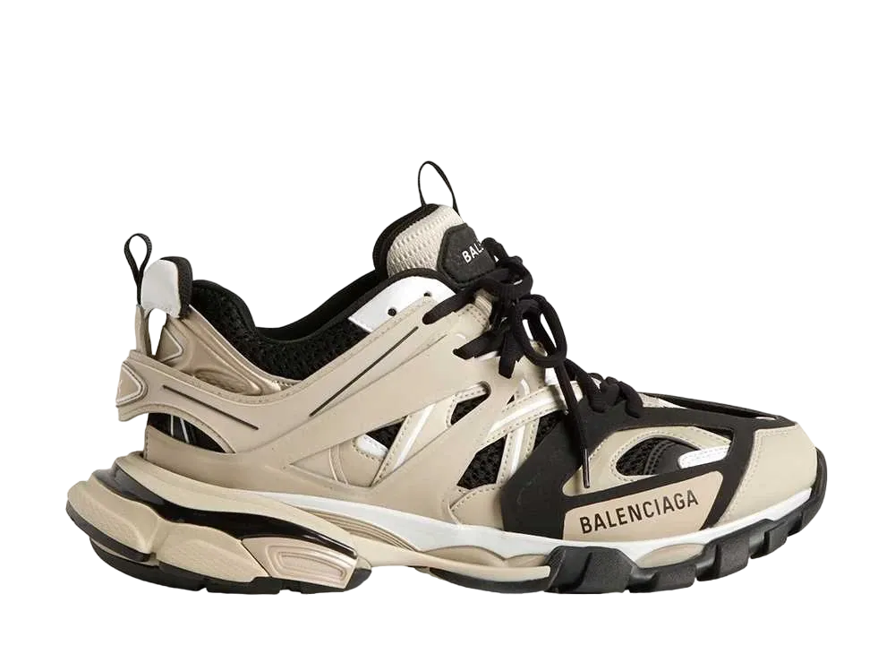 バレンシアガ トラック スニーカー "ベージュ/ブラック"