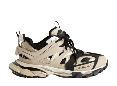 バレンシアガ トラック スニーカー "ベージュ/ブラック"