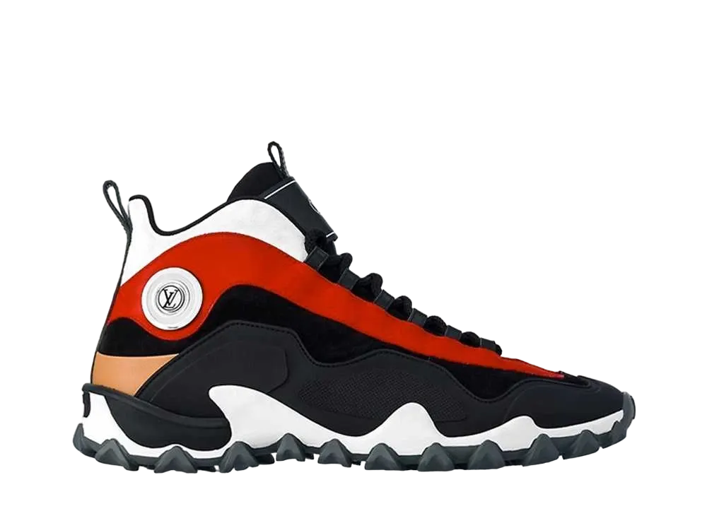 ルイヴィトン LV ラッシュ ・ライン スニーカー "ノワール/ルージュ"