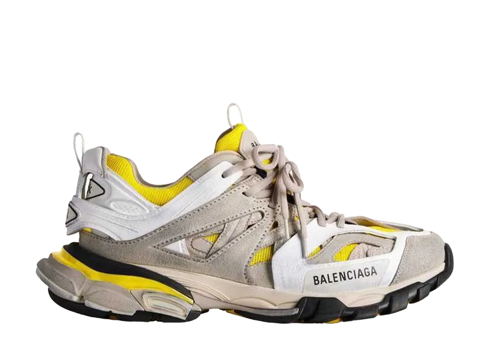 バレンシアガ トラック スニーカー "イエロー/ホワイト/ベージュ/グレー/ブラック"