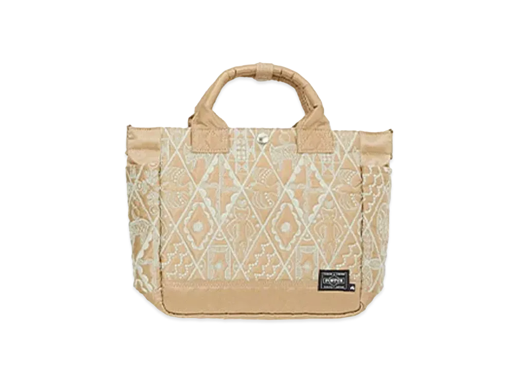 PORTER x mina perhonen 2Way Tote Bag S Symphony "Beige"