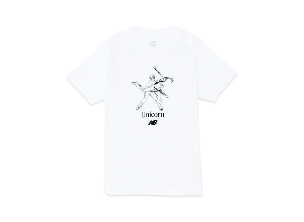 New Balance x 大谷翔平 The Unicorn Graphic Short Sleeve Tee "White"