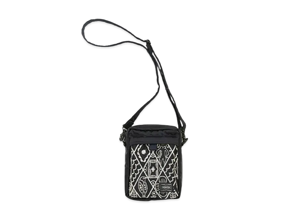 PORTER x mina perhonen Vertical Shoulder Bag Symphony "Navy"