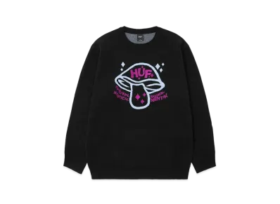 HUF Mushroom Natural Mystical Sweater "Black"