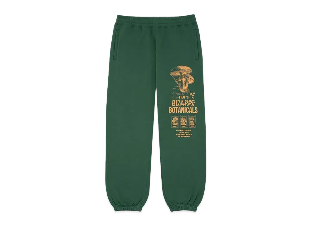 HUF Mushroom Bizarre Botanicals Pant "Forest Green"