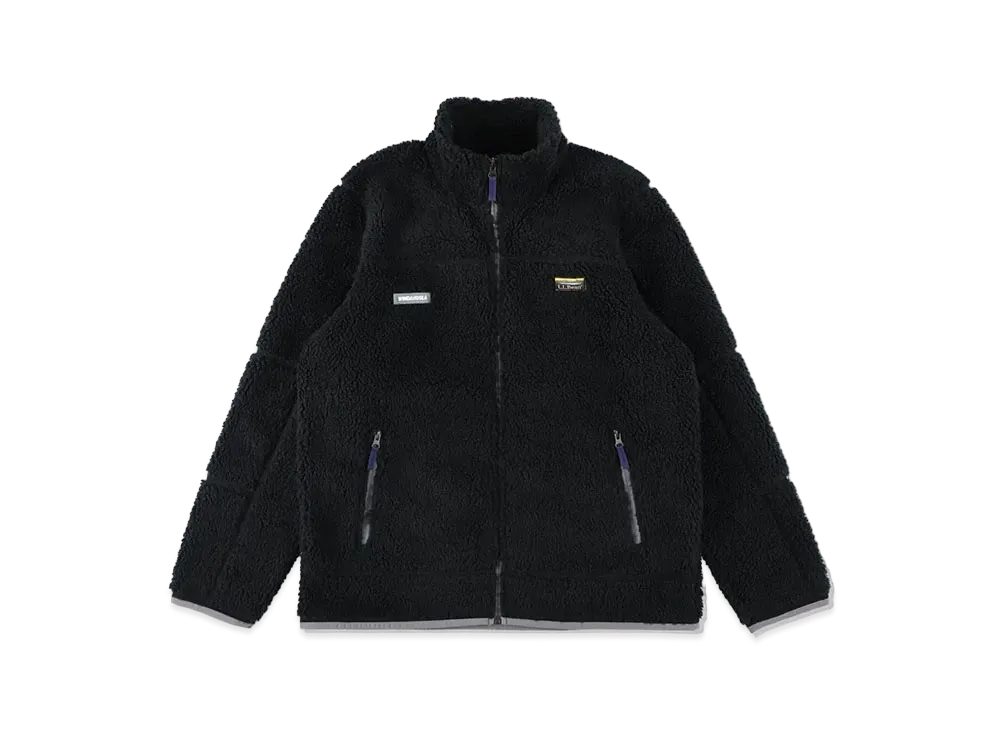 WIND AND SEA x L.L.BEAN Mountain Pile Fleece Jacket "Black"