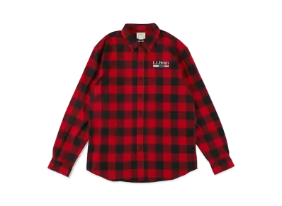 WIND AND SEA x L.L.BEAN Scotch Plaid Flannel Shirt Long Sleeve Plaid "Vintage Tartan"