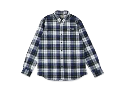 WIND AND SEA x L.L.BEAN Scotch Plaid Flannel Shirt Long Sleeve Plaid "Rob Roy Tartan"