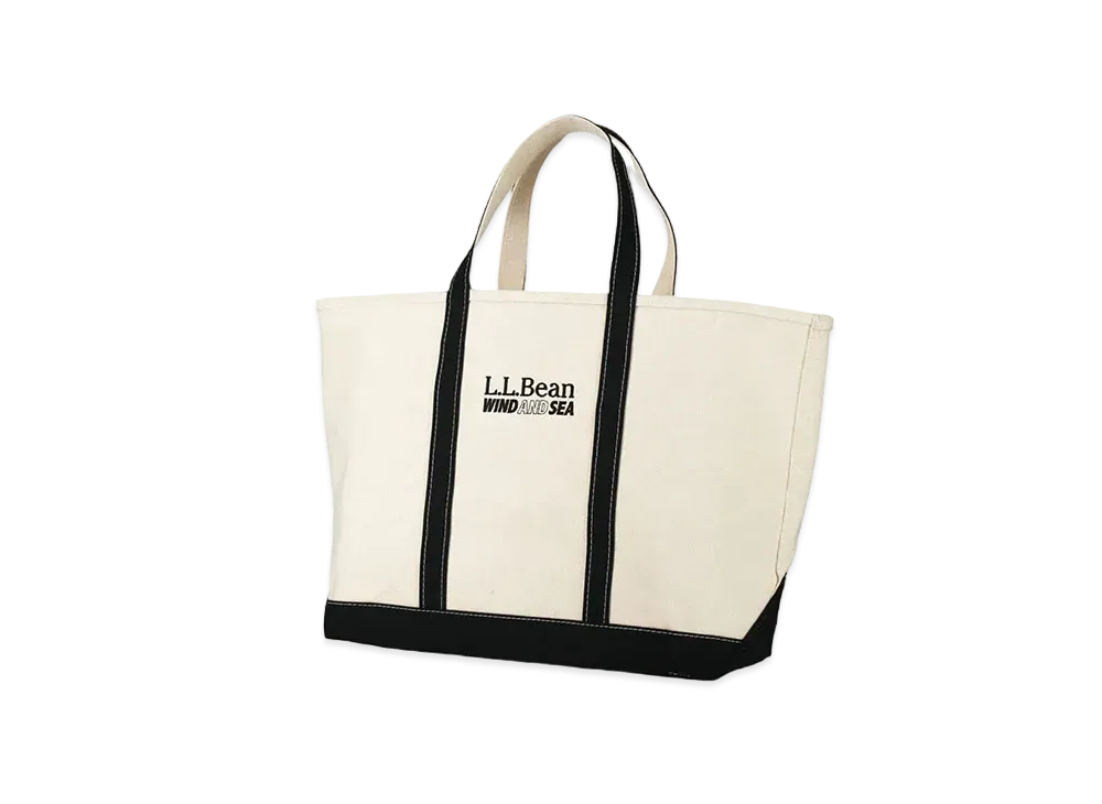 WIND AND SEA x L.L.BEAN Boat and Tote Large "Black Trim"