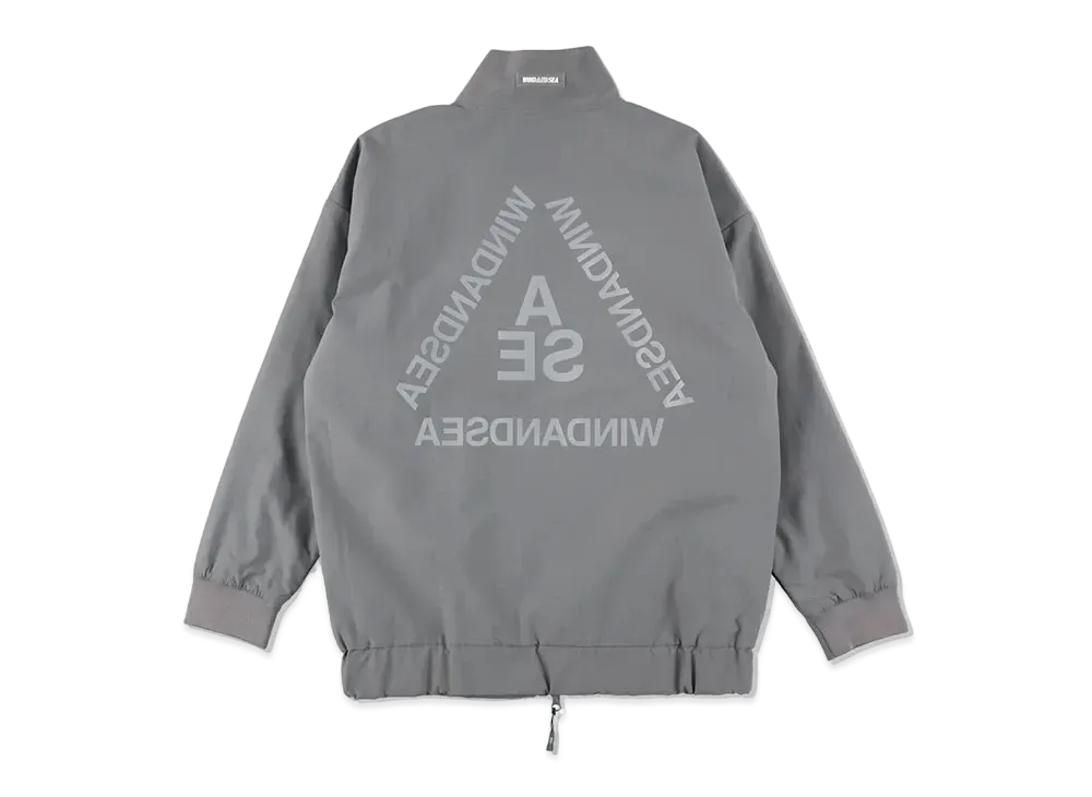 WIND AND SEA Triangle Nylon Track Jacket "Gray"
