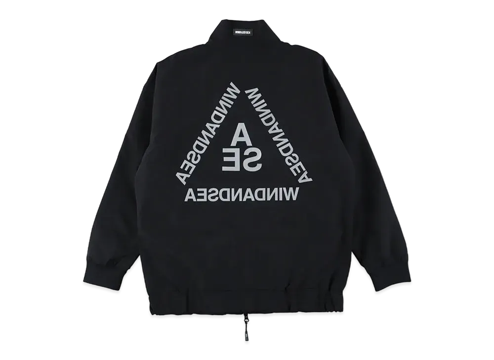WIND AND SEA Triangle Nylon Track Jacket "Black"